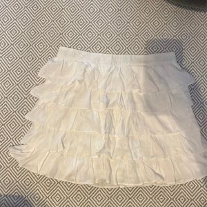 Lorna luxe tiered mini skirt